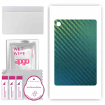 apgo Protective Skin Sticker for the back compatible with Lenovo Tab M8 4rd Gen, Wrap Film, Foil, Vinyl - Pattern Carbon Chameleon CAKA1