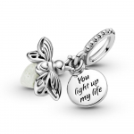 Nauji Firefly Charms Glow In The Dark Pakabukas Fit Original Apyrankė Moterims Papuo&scaron;alai Meilės Dovanos Pasidaryk pats