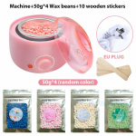 200CC Wax Heater &scaron;ildomas plaukų &scaron;alinimo aparatas rankoms pėdoms kūno SPA epiliatorius parafino va&scaron;ko indelis + va&scaron;ko pupelės + medienos lazdelės