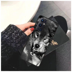 Skirta OnePlus Nord N10 N100 Case CE 5G Funda piktam vilko veidui Mink&scaron;ti dėklai, skirti One Plus 6 5T 6T 7T 8T 8PRO 9PRO telefono dangtelis Coque Oneplus 5T