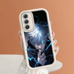 Mink&scaron;tas silikoninis kvadratinių kopėčių spausdinimo ra&scaron;tų telefono korpusas, pilnas dangtis, fotoaparatas, atsparus smūgiams, guminis dėklas, skirtas Samsung Samsung A20 balta