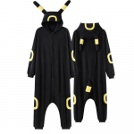 Cow Kigurumi Umbreon Anime Onesies Moteri&scaron;ki Vyri&scaron;ki Kombinezonai Juokingi Kostiumai Suaugusiesiems Žiemos Pižamos Festivalio Apranga Gyvūnų Kostiumai Kombinezonas L( fit 165-173cm)