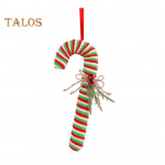 Kalėdų eglutės ledinukų puo&scaron;mena Kabantys saldainių papuo&scaron;alai Kalėdų eglutės pakabukas &scaron;ventinių vakarėlių reikmenims raudona/balta