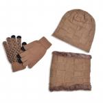 3 vnt Vaikų žieminių kepurių skarelių pir&scaron;tinių rinkinys, pliu&scaron;inis pamu&scaron;alas, vaiki&scaron;kas beanie kaklo &scaron;ildytuvas Neslystančios pir&scaron;tinės Vaiki&scaron;kos kepuraitės rinkinys mergaitėms berniukams