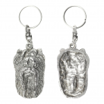 Yorkshire Terrier, Yorkie II - Silver-plated dog pendant, handbag decoration, backpack pendant by Art-Dog brand sidabras