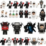 Pilna kolekcija-Žaislų kolekcija-Monitorius Surinktas statybinis blokelis Minifigūrėlė