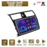 &bdquo;Android&ldquo; automobilio radijas, skirtas &bdquo;Suzuki Swift 2005-2010&ldquo; daugialypės terpės grotuvo galvos blokas, stereo GPS navigacija BT WIFI 1+16 GB 1+16GB