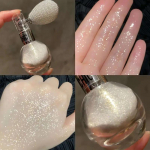 &bdquo;Highlighter&ldquo; pur&scaron;kiamoji pudra Ilgalaikė &bdquo;Blizganti&ldquo; blizganti blykstė, atspari vandeniui ir nei&scaron;tepusi visų tonų odai Blizgantis veido ir kūno ap&scaron;vietimas 03#