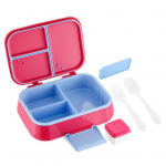 Bento prie&scaron;piečių dėžutė su padažo puodeliu &scaron;akutės &scaron;auk&scaron;tas 3 skyrių pietų indelis be BPA Vaikams tinkami užkandžių indai mergaitėms berniukams