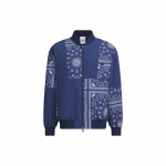 Adidas Originals Viskas Ie&scaron;ko Kilmę Klasikinės Serijos Ra&scaron;tuota Laisva Sportinė Striukė Unisex Striukė Tamsiai Indigo IP1785 S