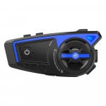 Motociklo &scaron;almas &bdquo;Bluetooth&ldquo; ausinės &bdquo;Dual Connect&ldquo; automatinis atsakymas &bdquo;BT 5.3&ldquo; belaidės ausinės su triuk&scaron;mo mažinimo naktine įspėjamoji lempute