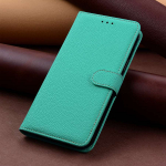 Litchi tekstūros odinis atverčiamas dėklas, skirtas Samsung Galaxy A16 5G A06 M15 M35 M55 M 55 35 15 A 16 06 piniginės buferio dangtelis Samsung M55 5G tamsiai violetine spalva