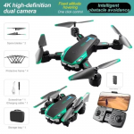 Naujas S25 Drone Professional HD ESC dvigubos kameros optinio srauto pozicionavimo &scaron;epetėlis variklis, ilgai veikiantis WIFI FPV nuotolinio valdymo pultas keturkopterio žaislas Dual camera 1 battery žalia