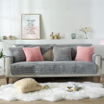 Sofa Pagalvėlė Žieminė Pliu&scaron;inė Neslystanti Stora Sofa Užvalkalas Pagalvėlė Komfortas Sofa Užvalkalas Universalus Vienspalvis &Scaron;iltas Ku&scaron;etės Rank&scaron;luostis Sėdynės Užvalkalas 70x70