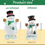 Naujas stovintis Kalėdų Senelis folinis balionas Kalėdų vakarėlio dekoracijoms, Kalėdų Senelio papuo&scaron;imai, Linksmų Kalėdų kambario dekoracijos. Other