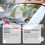 Priekinio stiklo remonto rinkinys Priekinio stiklo remonto rinkinys skirtas įskiloms, įtrūkimams pa&scaron;alinti Stiklo ir priekinio stiklo remontas Įbrėžimų remonto rinkinys Greito remonto rinkinys skirtas juoda