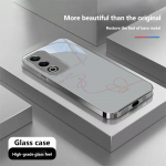 N184 Mielas linijinio meno dizaino telefono dėklas iPhone 16 15 Pro Max Samsung S24 S23 Ultra A54 A35 Xiaomi Redmi Note13 12 padengtas rėmas grūdinto stiklo dangtelis for iPhone 6/6S