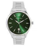Mathey-Tissot Urban Metal Žalias Ciferblatas Kvarcinis H411MAV Vyri&scaron;kas Laikrodis žalia