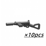 Antrojo pasaulinio karo karinis statybinis blokas kareivio figūrėlė ginklas žaislinis snaiperis automatas AK karabinas &scaron;autuvo priedai armijos plytos modelis B081