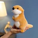 Simuliacinis Groundhog pliu&scaron;iniai žaislai Mieli kiaunės pliu&scaron;iniai bobakai gyvi gyvūnai Mink&scaron;ta įdaryti lėlė pagalvė Kūrybi&scaron;ka gimtadienio dovana 22m