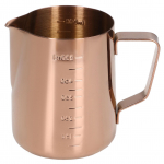 550 ml pieno putojimo puodelis su Scale Rose Gold nerūdijančio plieno putų ąsočiu, kavos garinimu L