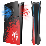 Priekinis dangtelis su au&scaron;inimo anga, skirtas Playstation 5 Slim Disc Digital Edition PS5 plono dangčio odos priekinėms plok&scaron;tėms For PS5 Slim