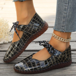 Batai Moteri&scaron;ki Rudens Nauji Rankomis Siūti Moteri&scaron;ki Plok&scaron;čiapadžiai Lauko Mada Kasdieniai Ėjimo Batai Zapatos De Mujer 36