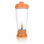 350 ml elektrinis baltymų plaktuvo butelis, automati&scaron;kai besimai&scaron;antis ne&scaron;iojamasis puodelis pieno kokteilis kavos pienas 301-400ml oranžinė