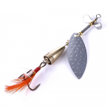 Spoon Winter Poledinės žūklės masalas, 6g 8g Golden Silver lėk&scaron;tė Metalinis &scaron;auk&scaron;tas su treble Hook, skirtas e&scaron;erių ir lydekų žvejybai