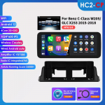 Hizpo Android 14 a&scaron;tuonių branduolių i&scaron;maniosios automobilio sistemos palaiko Carplay Android Auto Mercedes Benz C-Class W205/GLC X253 2015-2018 NTG 5.0 i&scaron;manųjį ekraną HC2 2G 32G AI