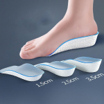 Unisex kulno pakėlimo įdėklai su pagerinta ventiliacija, ūgį didinantys vidpadžiai, 1 poros pakuotė 3.5cm