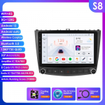 Ossuret For Lexus IS250 200 300 350 2006 2007 2008-2012 Android Automobilio radijas 2din Multimedia Vaizdo grotuvas GPS Navigacija Stereo 4G DSP I&scaron;manusis Carplay S8 8Core 8G 128G AI