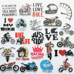 Dviračio lipdukas Mopedo lipdukas &Scaron;almo lipdukas Stilingas motorolerio lipdukas Motociklo lipdukas