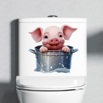 Romanti&scaron;ki rankomis dažyti gražūs gėlių sienų lipdukai akvareliniai svetainės baldai dekoro vonios kambario tualeto lipdukai 30x30cm