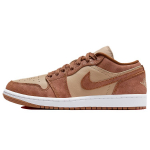 Air Jordan 1 Low SE Legend Coffee Moteri&scaron;ki sportbačiai Ruda Legend-Vidutini&scaron;kai ruda Sail FJ3453-200 37.5