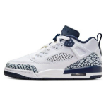 Air Jordan Spizike Low GS Obsidian Vaikams Sportbačiai Balti Pure-Platinum FQ3950-104 35.5