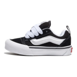 Vans Knu Skool Patogūs ir universalūs žemapadžiai vaiki&scaron;ki riedlenčių batai, vaiki&scaron;ki sportbačiai, juodi ir balti VN000CYU6BT1 30