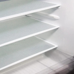 4 vnt EVA vandeniui atsparus &scaron;aldytuvo įdėklo kilimėlis, plaunamas miltligės virtuvės kilimėlis nuo alyvos spintelės stalčius, &scaron;ilumą izoliuojantis &scaron;aldytuvo kilimėlis 29x45cm