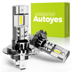 Autoyes H7 LED priekinis žibintas, Hi/Lo Naujas standartinis transporto priemonės patikrinimas, Automobiliams, Sprogstanti &scaron;viesa, H7 H7 balta