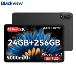 Atnaujintas Blackview MEGA 2 Android 15 4G plan&scaron;etinis kompiuteris 12 colių 24 GB RAM 256 GB ROM Widevine L1 pilka