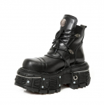 Moteri&scaron;ki Tamsūs Retro Sunkiojo Metalo Platforminiai Batai su Platforma Oda Rankų Darbo Punk Batai Mergaitės Motociklininko Batai 45 gray