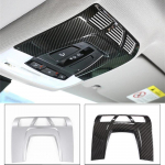 Automobilio priekinės skaitymo lempos rėmo apdailos dangtelio lipdukas Anglies pluo&scaron;to spalvos apdaila, skirta BMW 1/2/3 serijos F20 F45 F30 F34 X5 F15 X6 A