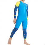Kids Wetsuit Diving Swimsuits Boating Long Sleeve Youth Thermal Full suits Blue S