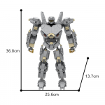 MOC mokslinės fantastikos filmo &bdquo;Striker Eureka&ldquo; mecha medžiotojo modelio konstravimo kaladėlės &bdquo;Gypsy Crisis&ldquo; kovinis mecha kaladėlės žaislas dovana