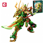 SEMBO BLOCK Karavojų Mechaniniai Veikėjai Mechai Statybiniai Blokeliai MOC GAUNYU Mecha Warrior MOCKids Žaislai Berniukams Gimtadienio Dovana no box