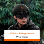 FOXWEAR I&scaron;manusis dviratininko &scaron;almas su kamera ir Bluetooth