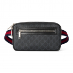 Gucci Reguliuojama Sagtis Užtrauktukas Drobė Ir Oda Juosmens Krep&scaron;ys Vyri&scaron;kas juosmens krep&scaron;ys Juodas 792094-FADJM-1043 Regular Edition,Basic Set (Bag+Dust Bag)
