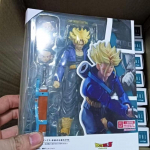 Anime Z Figūrėlės Shf Super Saiyan Trunks Veiksmo Figūrėlės Kolekcinis Modelis 15cm Būsimasis Berniukas Torankusu Judinami Žaislai Dovanos