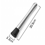 Nerūdijančio plieno vyno mai&scaron;ymo lazdelė, kokteilių grūstuvas, plaktuvas su smulkinimo plaktuku, &bdquo;pasidaryk pats&ldquo; gėrimų, vaisių grūstuvas, smulkinto ledo baro įrankis