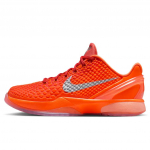 Nike Zoom Kobe 6 žemi vaiki&scaron;ki krep&scaron;inio bateliai Oranžiniai/Sidabriniai Paaugliams FV9676-800 38.5 red